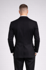 TRAJE CRUZADO NEGRO - Imagen 3